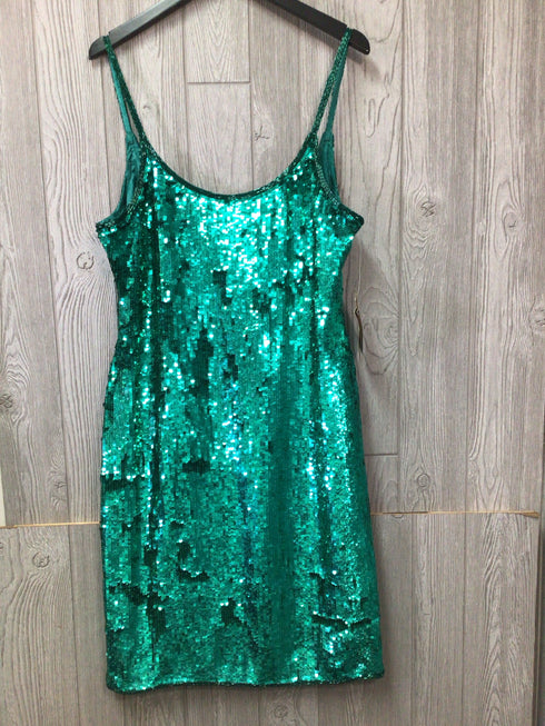La Divina Sequined Dress Size Large New pre-owned