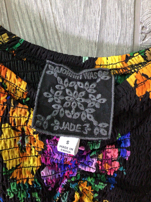 Johnny Was Jade Dress Tiered maxi Size Small