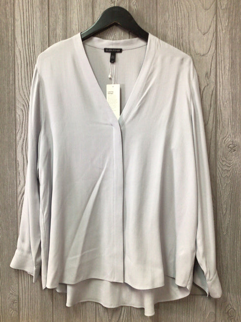 Eileen Fisher shirt silk crepe New Size Medium