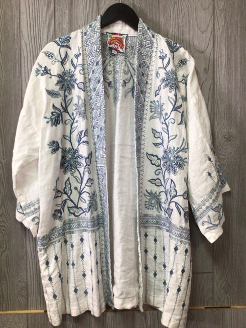 Johnny Was Linen Kimono Size Large
