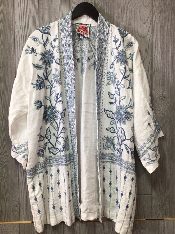 Johnny Was Linen Kimono Size Large