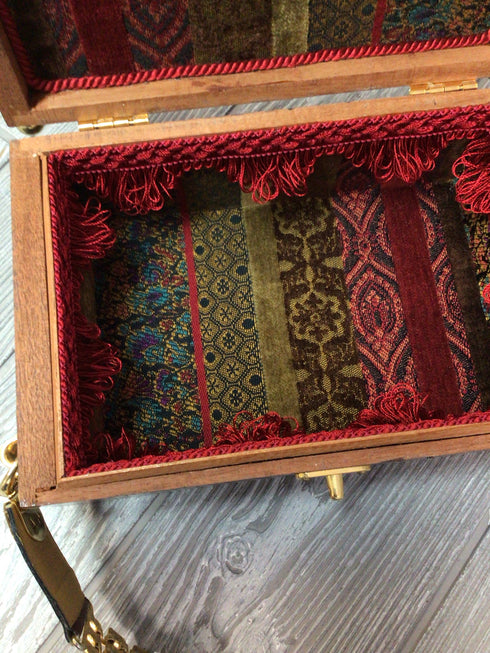 Embellished Cigar Box Purse