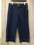 Talbots High-waist Wide-leg Crop Jeans Size 10 New
