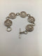 TJH Silver Triskele Link Bracelet Silver Toggle Irish