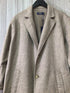 Polo Felted Wool coat Size Large New