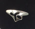 Georg Jensen Amoeba by Henning Sterling Brooch Vintage Estate