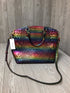 Brahmin Technicolor Melbourne Large Duxbury Satchel Leather