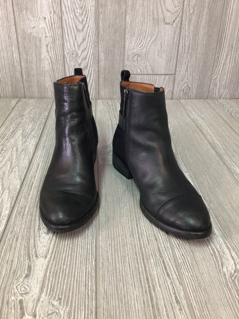 Donald J. Pliner Boots Leather + suede Size 7.5