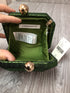 Anthropologie Metallic Mini clutch Evening Bag Emerald Green New