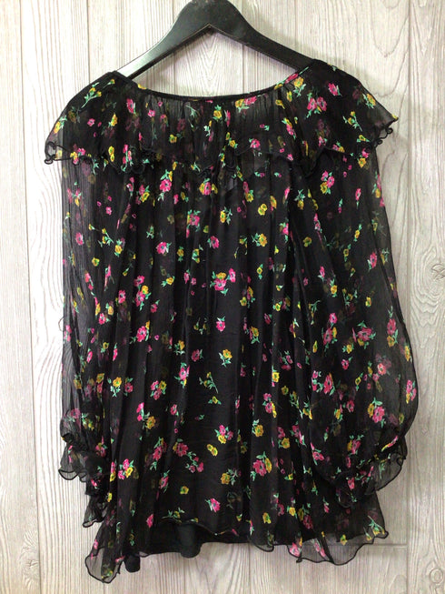 Johnny Was Blouse silk Size 1X