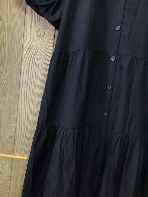 Brochu Walker Poplin Tiered Maxi Dress Size Large