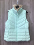 Talbots Puffer Vest faux-fur Size Large