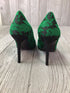 Delman Betti Emerald Baroque Pumps Size 8