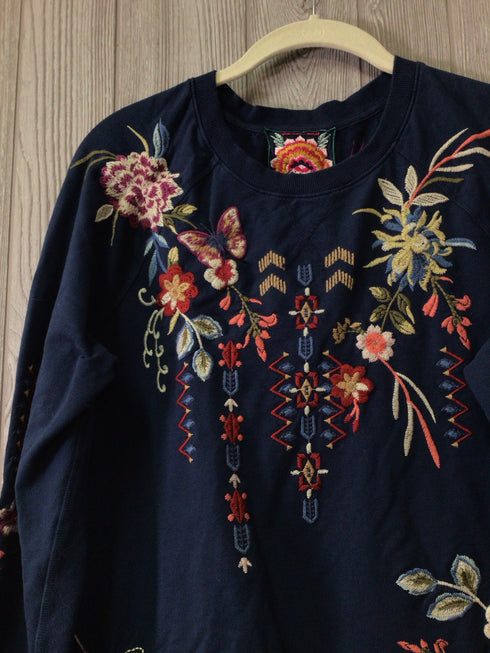 Johnny Was Sweatshirt Size Small