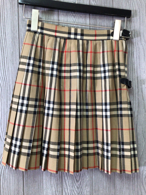 Burberry Vintage Pleated Wrap Skirt AS-IS Size US 0(UK 2)