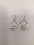 Silver Drop Crystal Earrings
