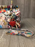 Pop Art Alice Multi-Color Satchel Genuine Italian Leather Purse
