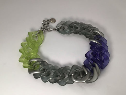 PONO Necklace Lucite Statement Link