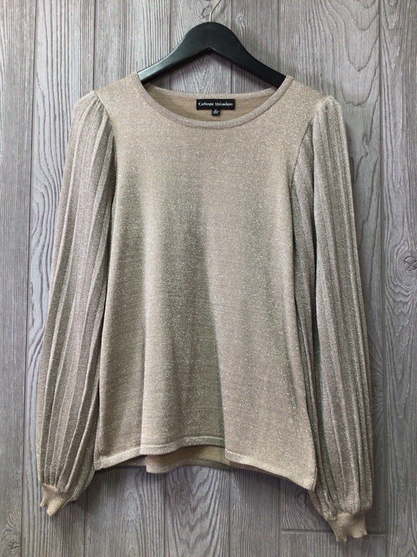 Catherine Malandrino Metallic Sweater Size Medium