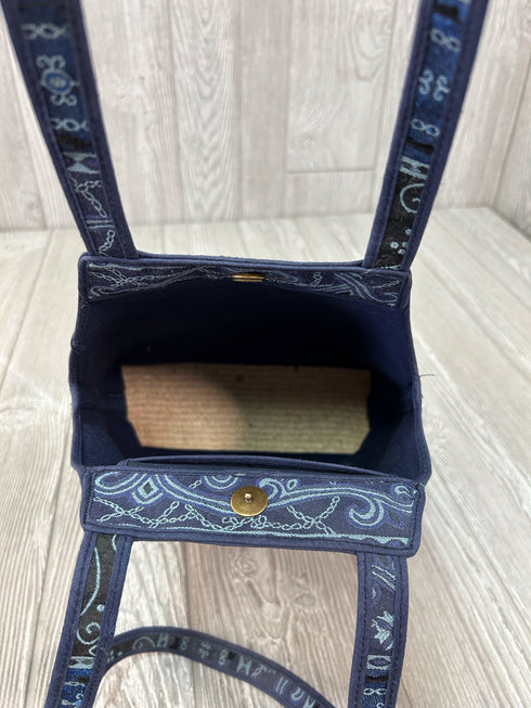 Andre Assous Blue Shoulder Cotton Purse