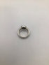 Silver Round Hematite Ring