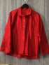 Jill Mcgowan Silk Shirt Jacket Size Large