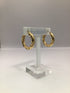 14k Gold Twisted Hoop Earrings