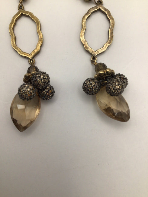 Long vermeil drop Earrings