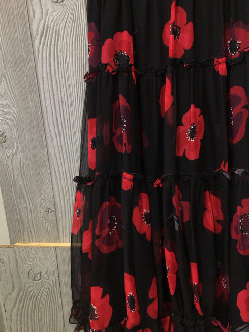Kate Spade Dress silk tiered Size 6