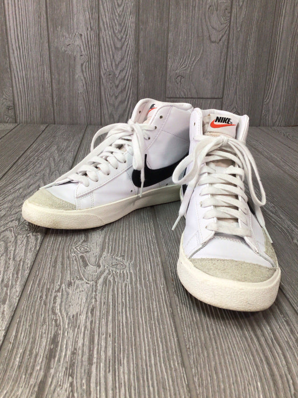 Nike Blazer Mid 77 High-Top Sneakers Leather Women's Size 8.5 pre-owned