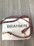 Brahmin Red Satchel Leather Purse