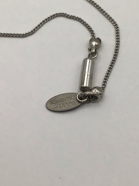 Blue-Green Marano Glass Necklace