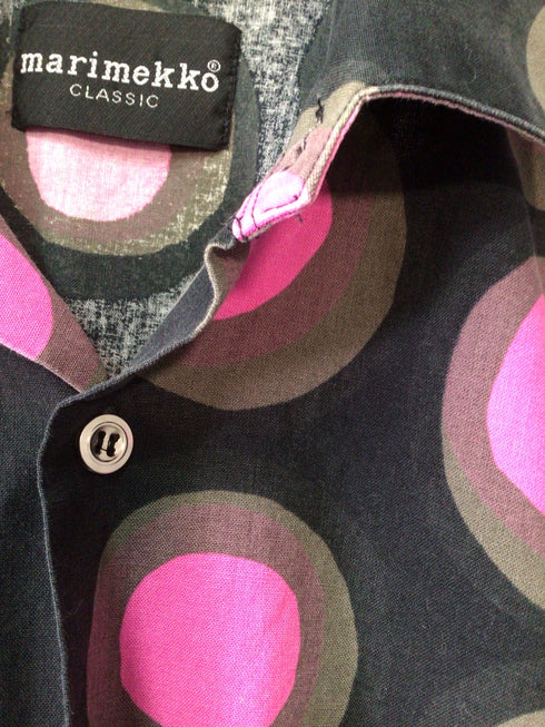 Marimekko Vintage Cotton Dot Button-up Shirt Size X-Small