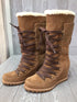 Ugg Shearling Wedge Boots Size 7.5