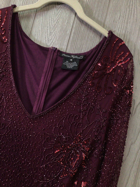 Pisarro Nights Beaded Dress Size 16