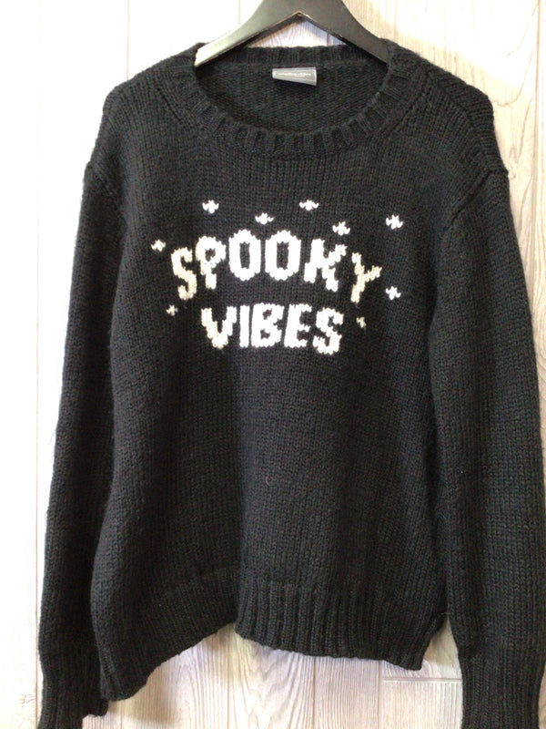 Wooden Ships Spooky Vibes Sweater Size Small-Medium
