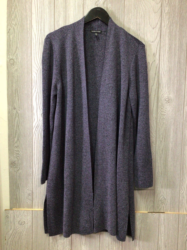 Eileen Fisher Metallic Cardigan Size Medium