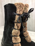 Stuart Weitzman Boots shearling lace-up suede Size 8.5
