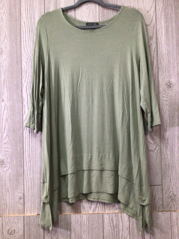 Eileen Fisher Jersey Top Size Large