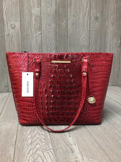Brahmin Merlot Ombre Asher Medium Tote Melbourne Leather
