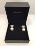 Versace Medusa Faux Pearl Earrings pre-owned