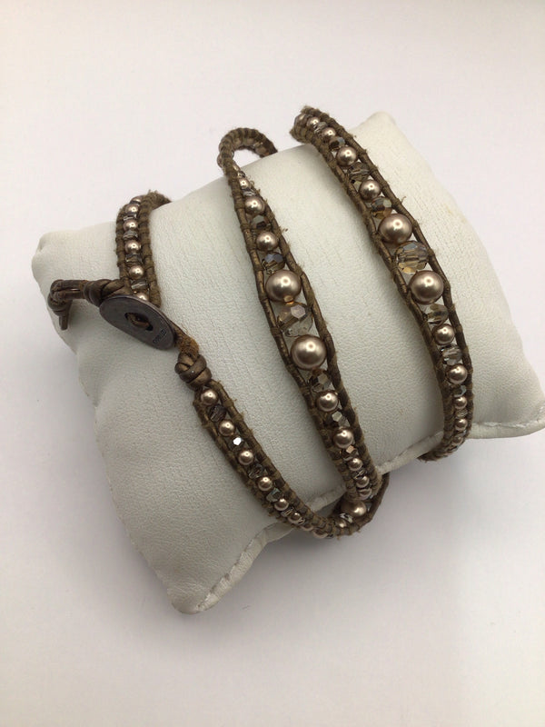 Chan Luu Crystal Wrap Bracelet