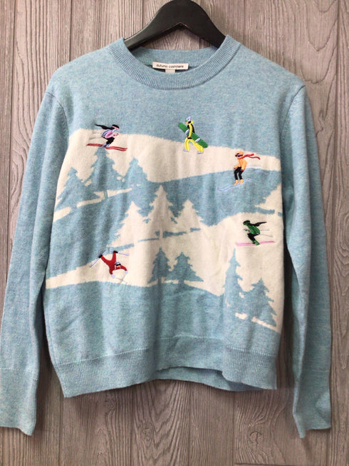 Autumn Cashmere Snowscape Sweater Size Small New