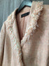 Teri Jon Skirt Suit Weave Fringe Size 6