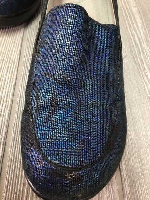 Alegria Leather Sparkle Mules Size 9