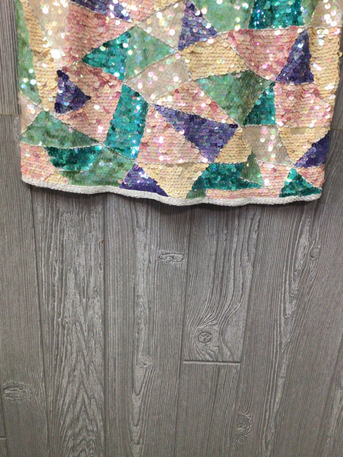 Nadine Vintage Sequined Dress Size Small