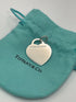 Tiffany & Co. Sterling I Love You Heart Pendant Red lettering box