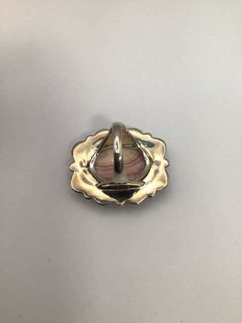 Rhodochrosite Ring sz 7