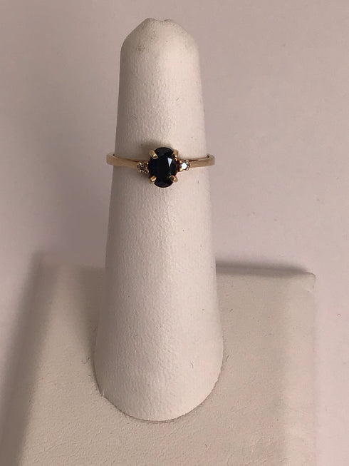 10k Gold Sapphire Ring Estate