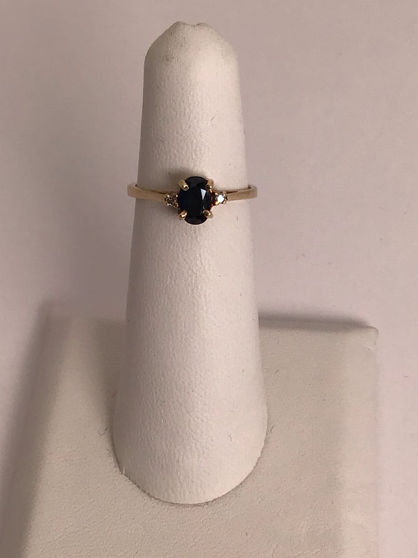 10k Gold Sapphire Ring Estate